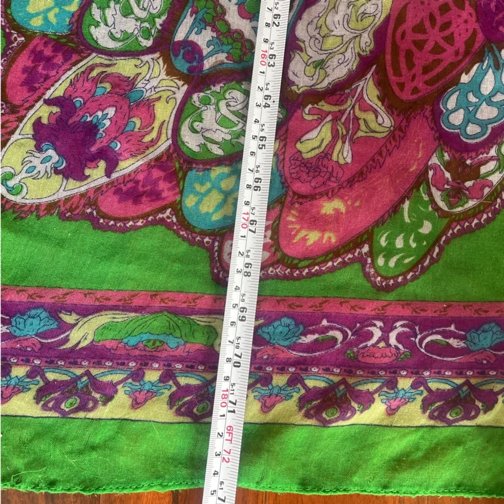 Emerald Green Oversized Statement Scarf Wrap 73” x 40” Boho Resort Luxe